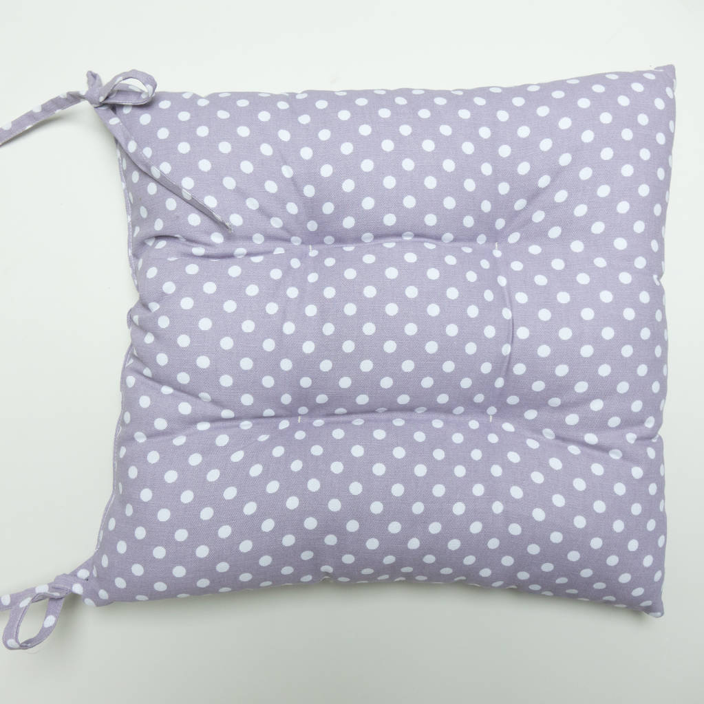 Madelaine Lavender Chair Cushion By Cottage in the Hills