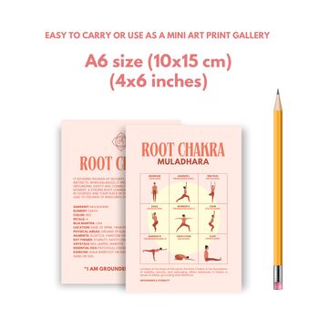 Chakra Yoga Card Set, 4 of 8