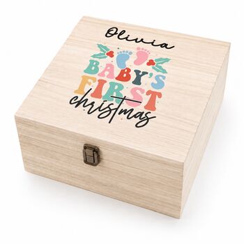 Personalised Baby’s First Christmas Eve Box, 6 of 6