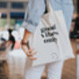 Good Vibes Only Cotton Tote Bag, thumbnail 3 of 4