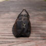 Genuine Leather Holdall Duffel Weekender, thumbnail 4 of 12