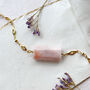 Gemstone And Diamond Link Necklace, thumbnail 7 of 12