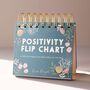 Weekly Positivity Floral Desktop Flip Chart, thumbnail 1 of 10