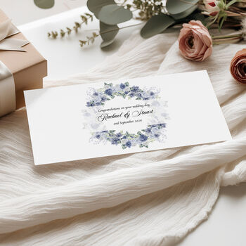 Personalised Money Envelope For Wedding Gift Various Designs, 4 of 6