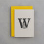 W Is For Wolf, Alphabet Card, thumbnail 1 of 3