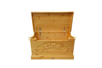 Solid Pine British Made Personalised Toy Box, 11 of 12