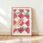 French Martini Cocktail Art Print, thumbnail 1 of 10