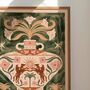‘Rise Dawn’ Celestial Horse Vase Art Print Western Rodeo Cowgirl Floral Poster, thumbnail 3 of 3