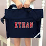 Personalised School Book Bag Assorted Colours, thumbnail 1 of 6