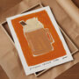 Pumpkin Spiced Latte Hand Painted Art Print, thumbnail 2 of 6