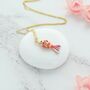 Moving Fish Charm Necklace Reds, thumbnail 1 of 2