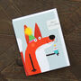 Mini Fox Greetings Card, thumbnail 1 of 5