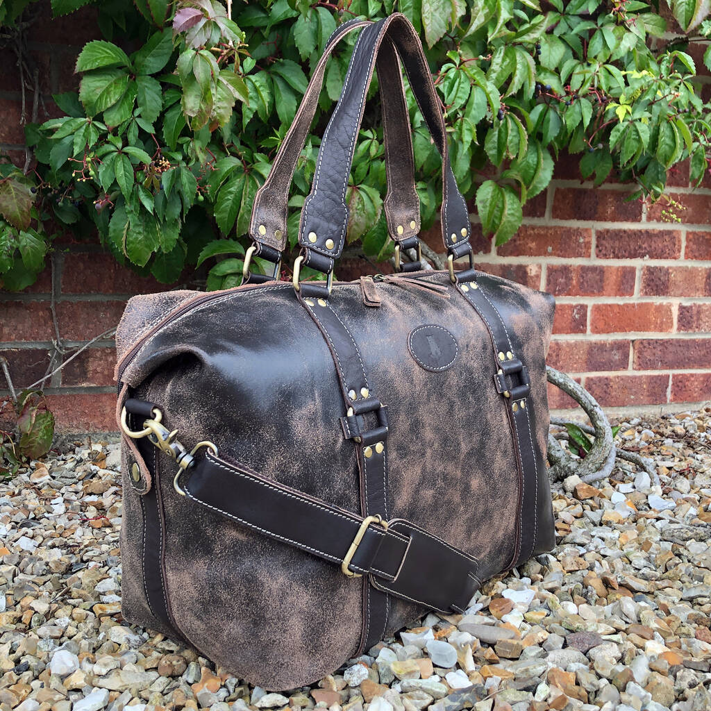 vintage holdall bag