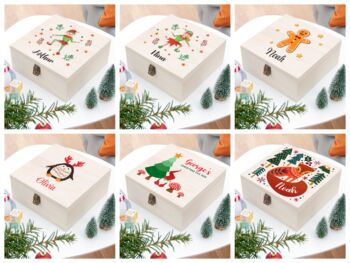 Personalised Medium Christmas Eve Box, 2 of 6