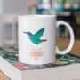 Hummingbird Personalised Mug, thumbnail 2 of 2