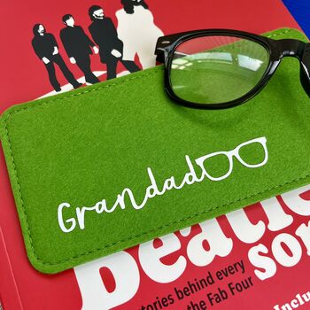 Father's Day Grandad Felt Glasses Case, 4 of 4