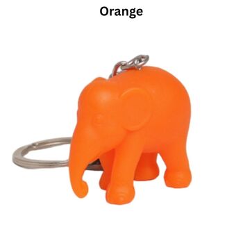Elephant Parade Durable Silicone Official Keyring, 6 of 8