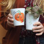 Halloween Plant Pot With Pumpkin Seeds, thumbnail 1 of 2