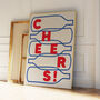 Cheers Wine Print, thumbnail 7 of 8