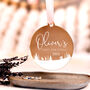 Gold Personalised Baby's 1st Christmas Tree Ornament, thumbnail 5 of 7