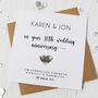 10th Wedding Anniversary Card With Tin Heart, thumbnail 6 of 8