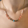 Spotted Bead And Chain Necklace, thumbnail 1 of 4
