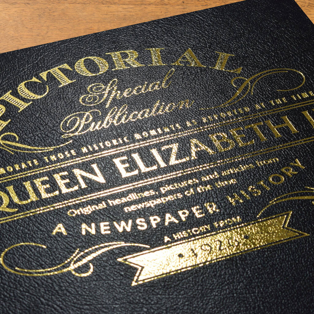 Queen Elizabeth Personalised Commemorative Book By The Letteroom