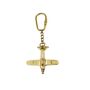 Vintage Style Brass Airplane Keyring, thumbnail 3 of 5