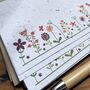 Pack Of Florally Plantable Note Cards With Envelopes, thumbnail 1 of 4