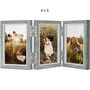 Grey Triple Picture Frames With 360° Folding Hinge, thumbnail 10 of 12