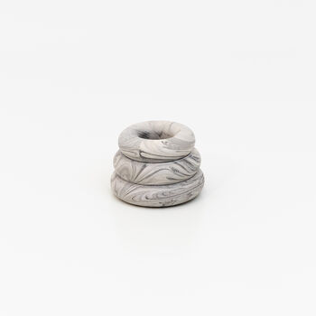 Triple O Candleholder: Marble Grey, 2 of 5