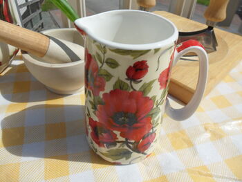 Small Jug In Poppy Chintz Design, 3 of 8