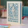 Personalised Papercut Mermaid Birthday Card, thumbnail 2 of 8
