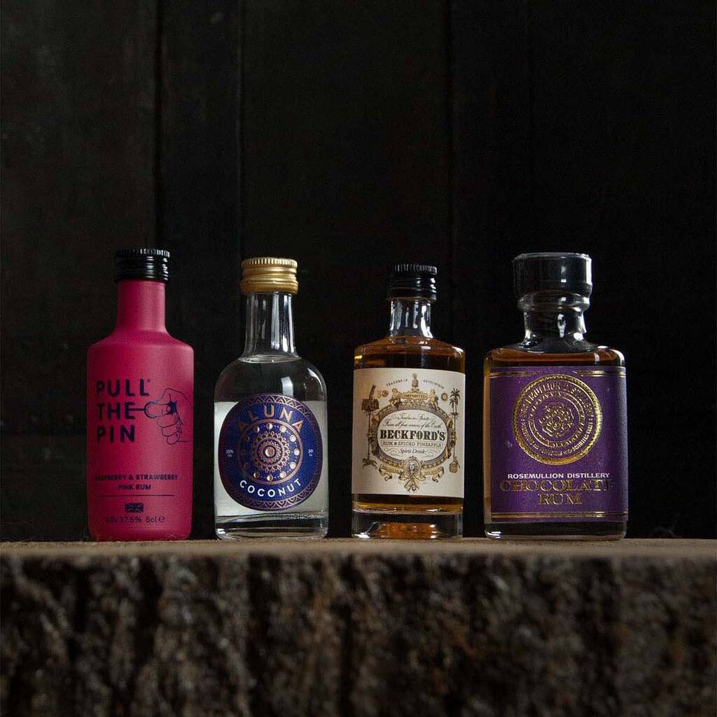 Flavoured Rum Taster Set Gift Box Two By The Rum Company
