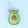 G Decor Glass Avocado Christmas Tree Decorations, thumbnail 5 of 6