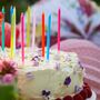 Colourful Tall Cake Candles 16 Pack, thumbnail 4 of 5