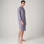 Men's 'Red Pop' Stripe Crisp Cotton Nightshirt, thumbnail 2 of 4