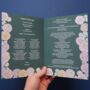 Personalised Wedding Order Of Service, thumbnail 5 of 10