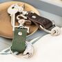 Personalised Leather Travel Keyring And Tokens, thumbnail 1 of 11