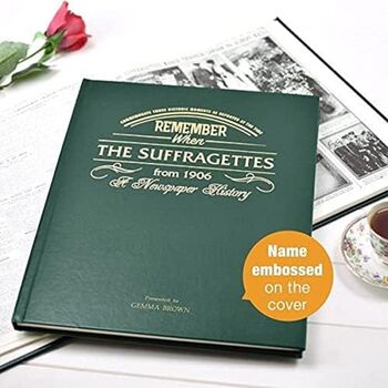 Suffragettes Personalised Iconic History Book, 2 of 11