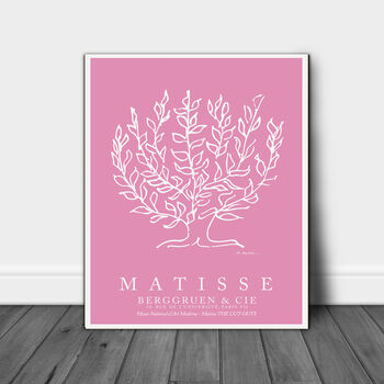Pink Matisse Tree Art Print, 2 of 4