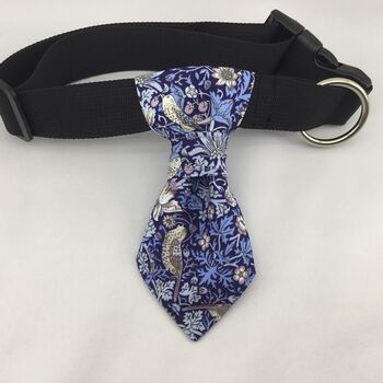 Handmade Neck Tie For Pet In Liberty Print, 3 of 9