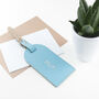 Personalised Foiled Leather Luggage Tag, thumbnail 4 of 12