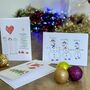 Personalised Christmas Card Sets With Child's Drawing, thumbnail 4 of 9