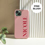 Blush Personalised Name Phone Case, thumbnail 4 of 9