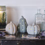 Set Of Three Neutral Stone Light Up LED Pumpkins, thumbnail 1 of 7