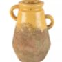 Yellow Handcrafted Terracotta Vase, thumbnail 4 of 4