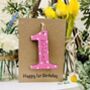 Personalised 1st Birthday No. One Wooden Keepsake Card, thumbnail 2 of 10