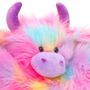 Children’s Rainbow Highland Cow Cuddle Cushion, thumbnail 3 of 8