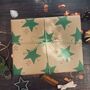 Star Christmas Personalised Wrapping Paper, thumbnail 2 of 6